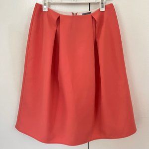 Chelsea28 Peach / Pink A-Line Pleated Skirt